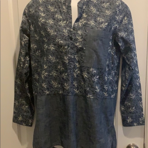 Long sleeve denim Tunic - Picture 1 of 6